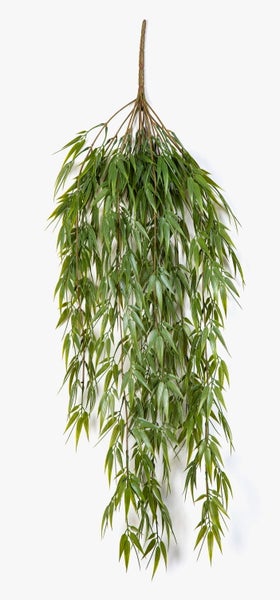 Künstlicher Farnzweig mit feinen grünen Blättern für die Dekoration.