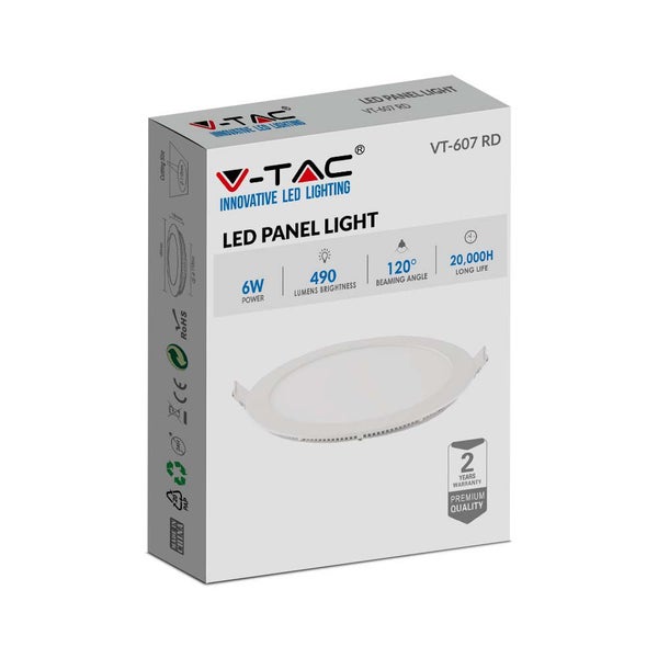 V-TAC LED Panel Leuchte Verpackung