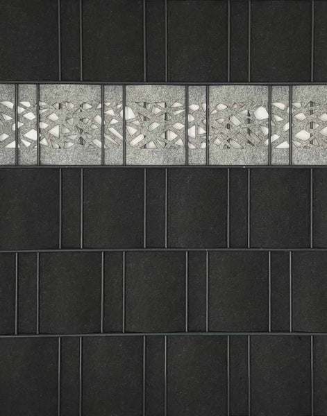 Gartenzaun Element mit Dekoreinsatz