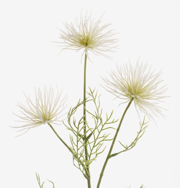Künstliche Blume Chrysantheme Harare, Creme, 65cm - Textil Chrysanthemum