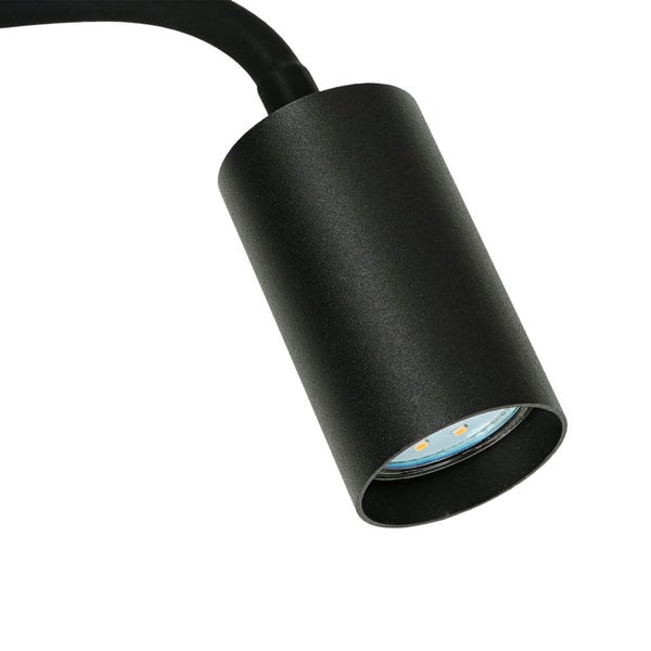 Schwarze LED-Leuchte
