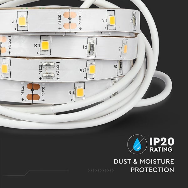 LED-Streifen mit Schutzart IP20 zum Schutz vor Staub und Feuchtigkeit