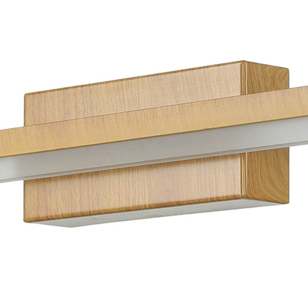 Holzfarbene LED-Lampe