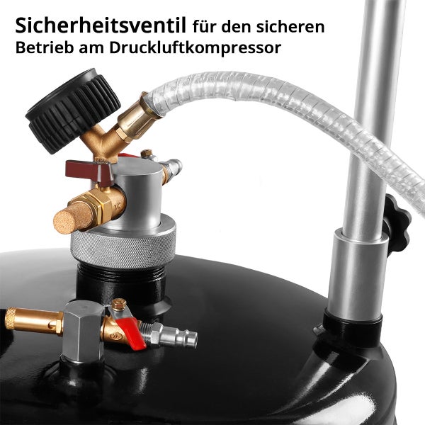 Sicherheitsventil für Druckluftkompressor aus Metall