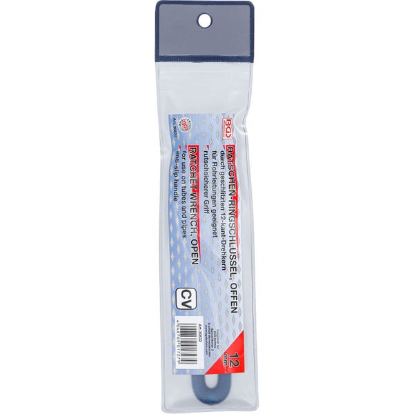 Rohrzange mit blauem Griff