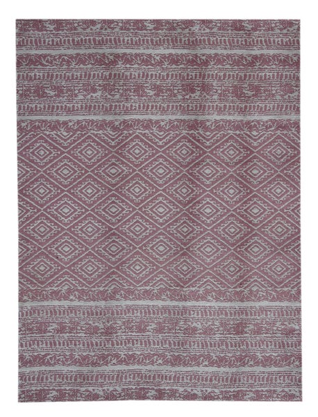 Flachflor Teppich Coralie Pink Vintage 80 x 150 cm