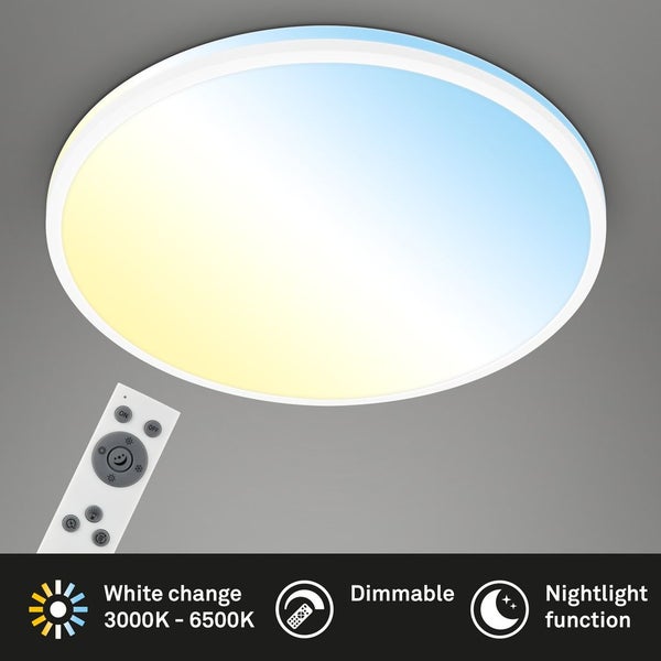 LED Deckenlampe LED Deckenleuchte Wohnzimmer Dimmbar Fernbedienung CCT Flur