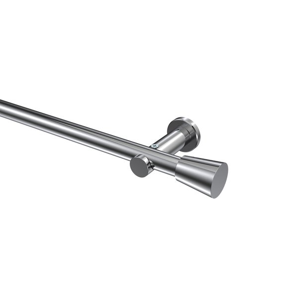 Gardinenstange aus Metall mit Halterung