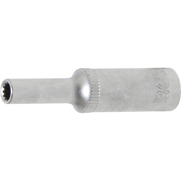 BGS Steckschlüssel-Einsatz Gear Lock tief Antrieb Innenvierkant 6,3 mm (1/4) SW 4 mm - 10154