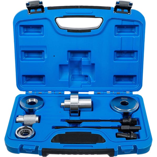 Werkzeugsatz in einem blauen Werkzeugkoffer