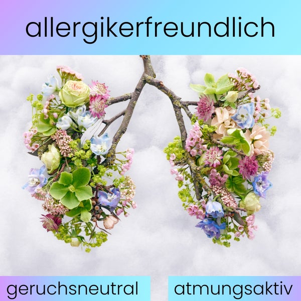 AMF Life Füllwatte, waschbar bis 95 Grad, zertifizierte Qualität, 500g