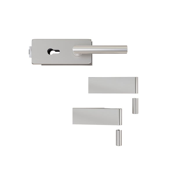 Türbeschlag-Set mit Türdrücker und Rosetten