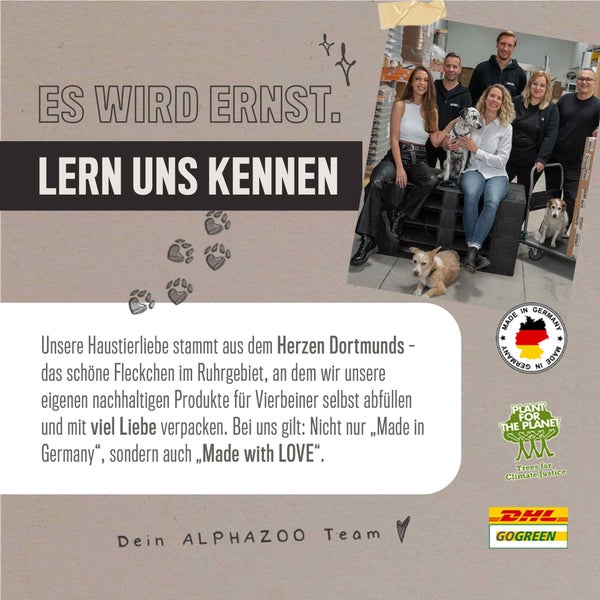 ALPHAZOO Seelenruhe Futteröl 250ml für Hunde und Katzen I Neue Ruhe & Entspannung