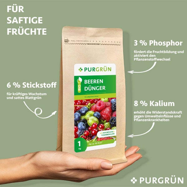 Purgrün Bio-Beerendünger 1 kg
