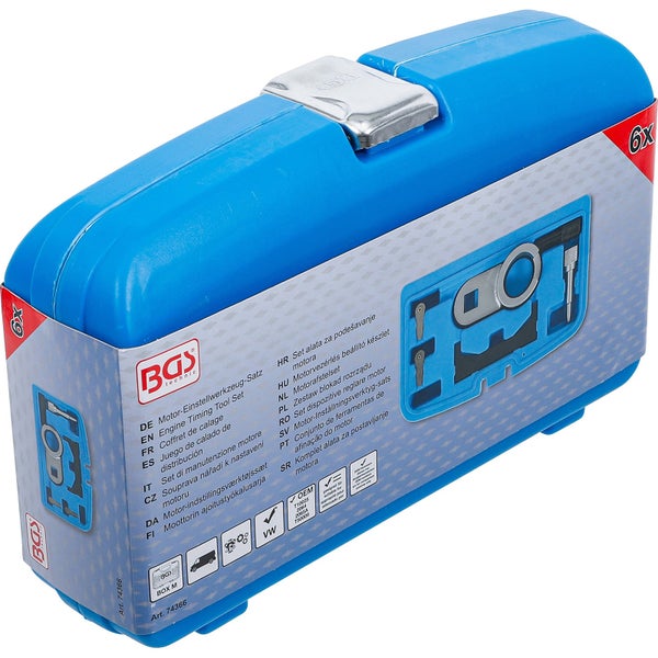 BGS technic Schraubstock-Schutzbacken aus Aluminium mit rotem Kunststoff, 125 Millimeter lang, magnetisch, Set bestehend aus zwei Stück.