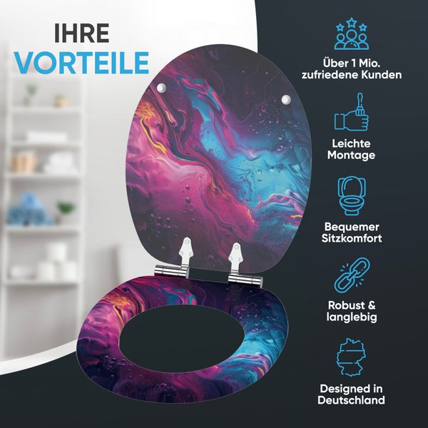 WC-Sitz mit Absenkautomatik Lumen