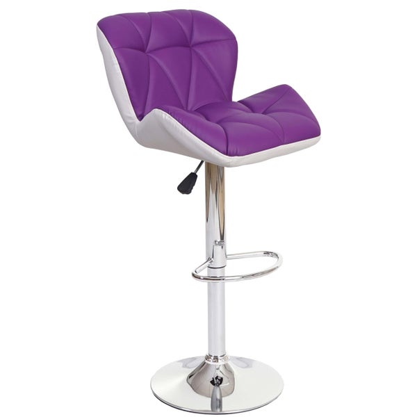 Barhocker mit gepolsterter Sitzfläche und Rückenlehne