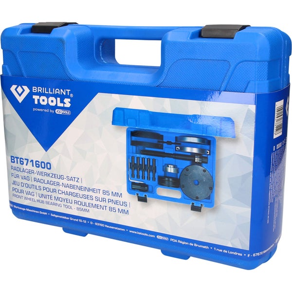 Brilliant Tools Radlagerwerkzeugsatz im Werkzeugkoffer