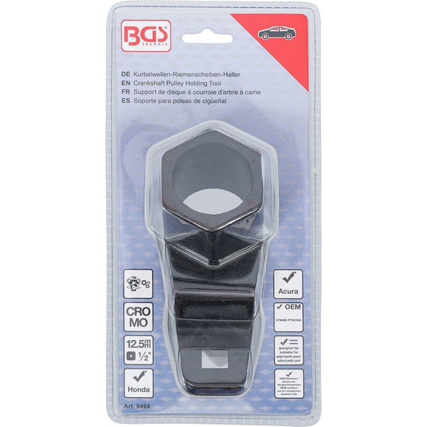 BGS Technic Kurbelwellen Riemenscheiben Halter im Blister