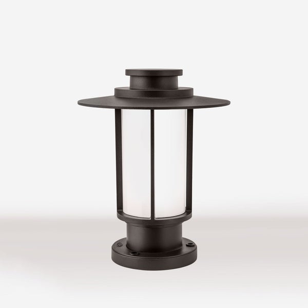 LED Außenleuchte Wegeleuchte 24x30cm Mokka