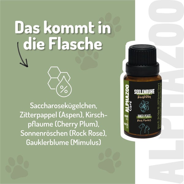 alphazoo Seelenruhe Bachblüten 15g