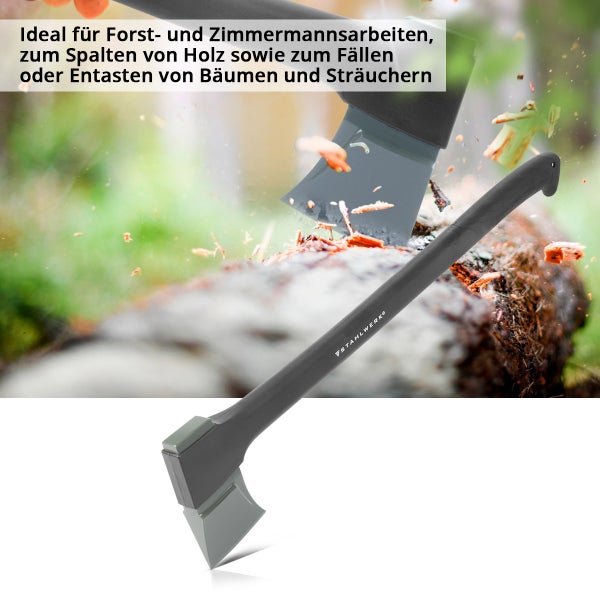 Spaltaxt für Forst- und Zimmermannsarbeiten