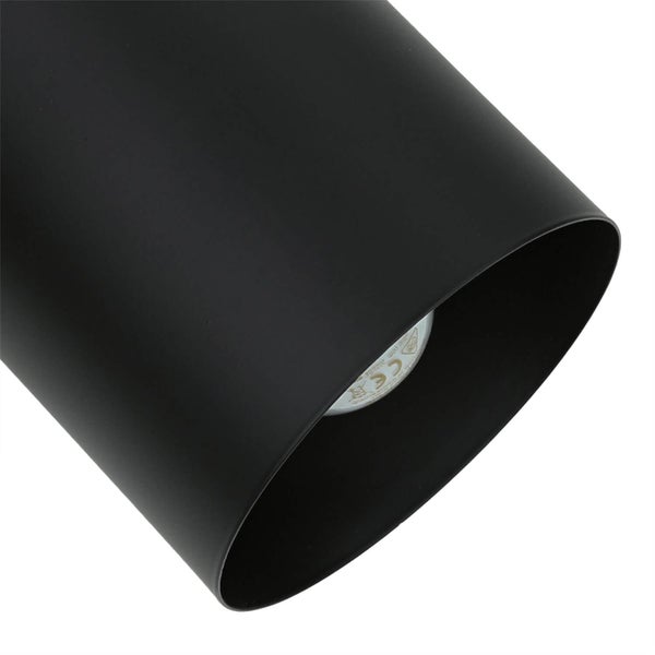 Runde Deckenleuchte in Gold und Schwarz