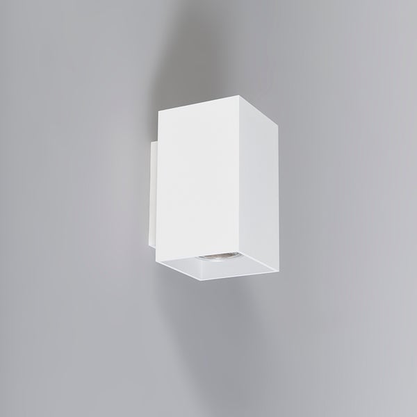 Quadratische Wandleuchte für Innenräume