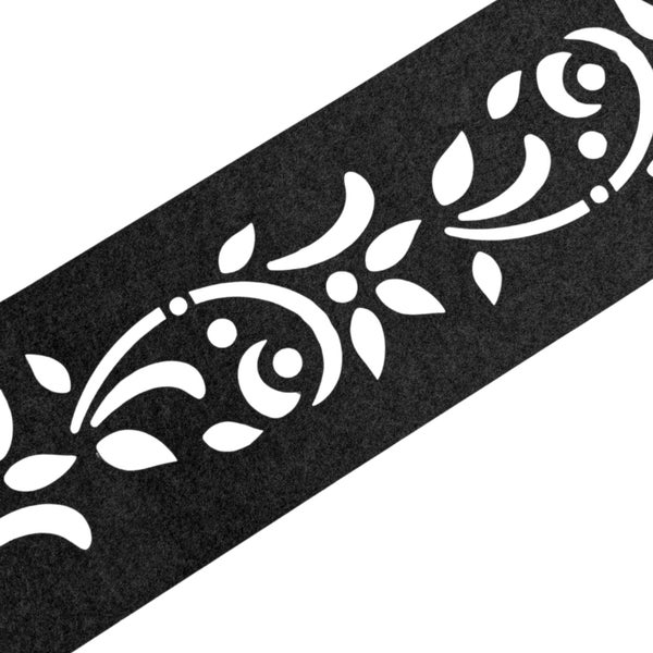 Dekorative Bordüre mit Blumenmuster für Heimwerkerprojekte