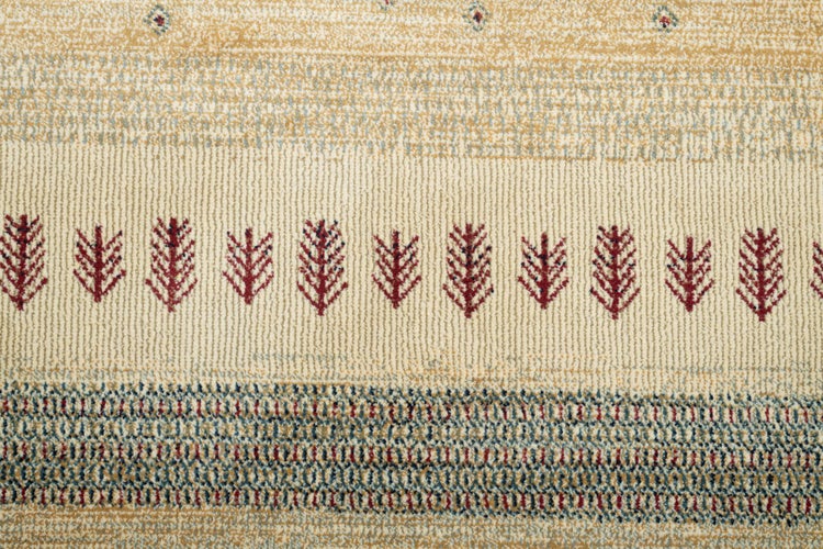 Gewebter Teppich mit Glanz Cherina Beige 80x150 cm