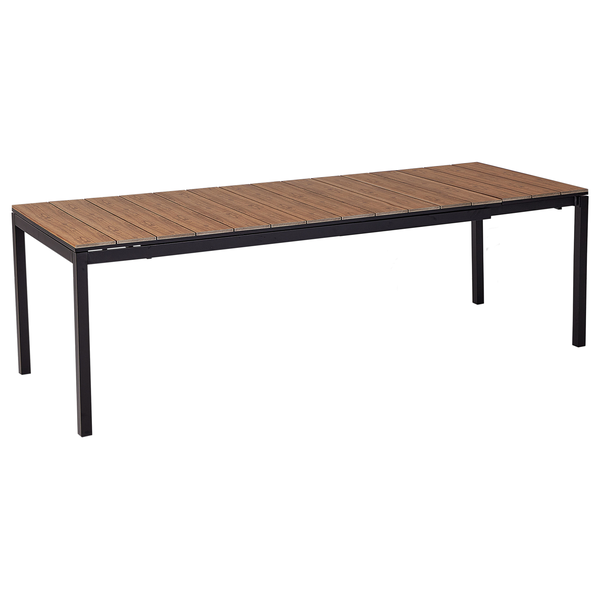 Ausziehbarer Gartentisch TOFANE 198/248 cm 90 cm Braun