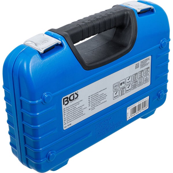 Blauer BGS technic Motor-Einstellwerkzeug-Satz im Werkzeugkoffer