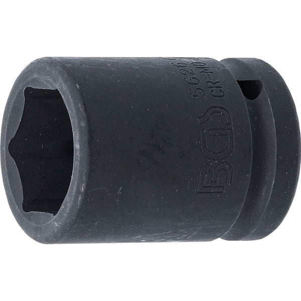 BGS Kraft-Steckschlüssel-Einsatz Sechskant Antrieb Innenvierkant 20 mm (3/4) SW 26 mm - 5626