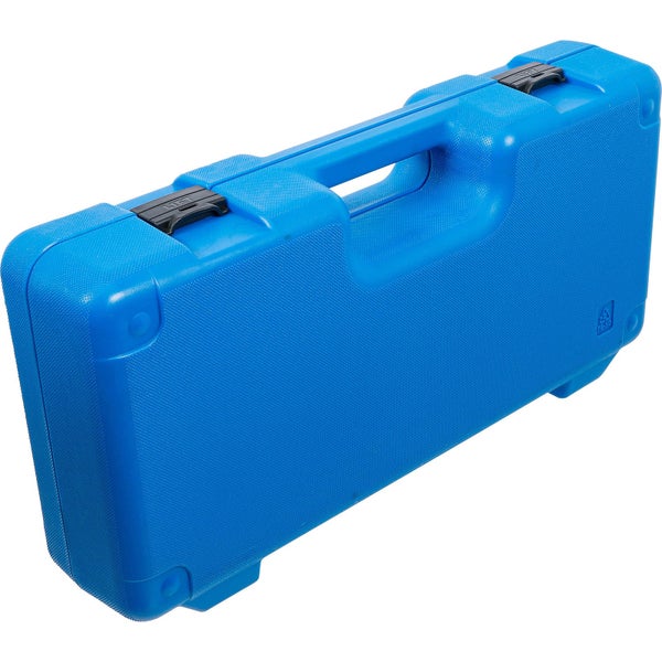 Blauer Werkzeugkoffer aus Kunststoff