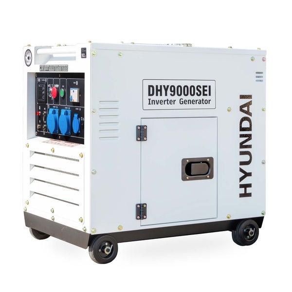 Hyundai Inverter Stromerzeuger DHY9000SEI mit Rädern