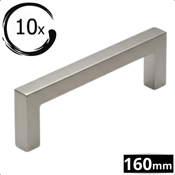 Möbelgriff aus Metall, 160 mm, 10er-Pack