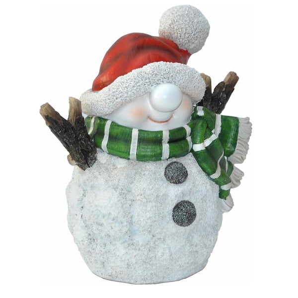 Dekofigur Gartenfigur Schneemann