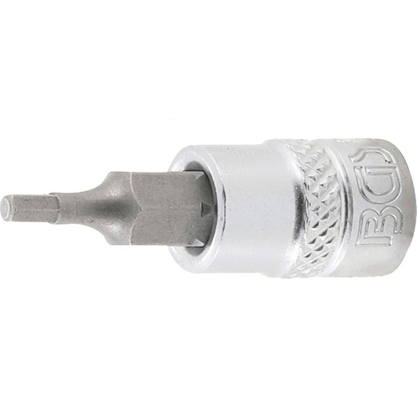 BGS Bit-Einsatz Antrieb Innenvierkant 6,3 mm (1/4) Innensechskant 3/32 - 2740