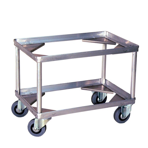 Transportwagen aus Metall mit vier Rollen