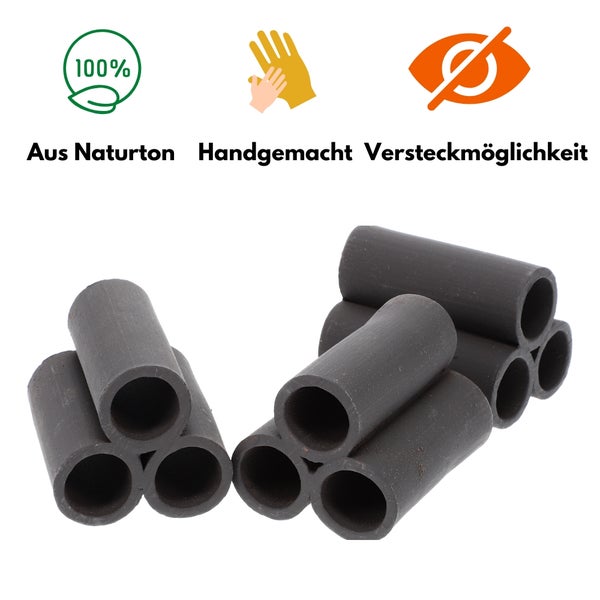Dekoration für Aquarien aus Ton