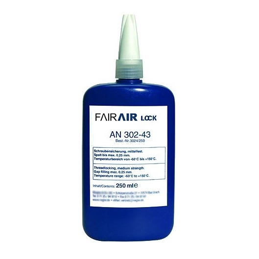 FAIRAIR Klebstoff Lock AN 302-43, 10 ml Anaerobe, mittelfest, FA60029