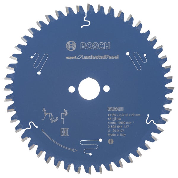Bosch Kreissägeblatt Expert for Laminated Panel für Handkreissägen 160 x 20 x 2,2 mm 48 - 2608644127