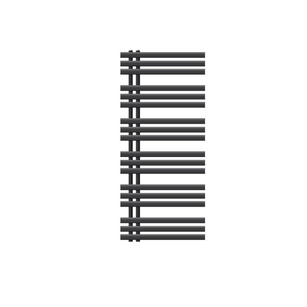 ECD Germany Iron EM Design Badheizkörper - 600 x 1400 mm - Anthrazit - Designheizkörper Paneelheizkörper Heizkörper Handtuchwärmer Handtuchtrockner Heizung Radiator