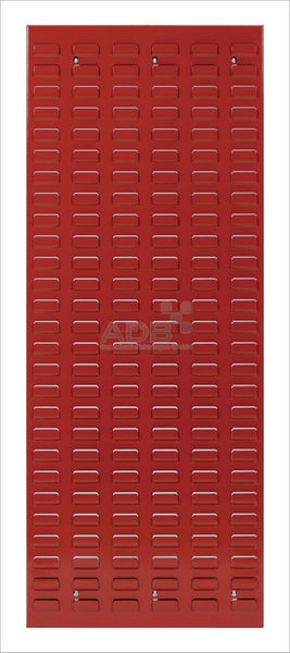 PROREGAL Orthogonale Schlitzplatte HxB 98,7 x 45,6 cm Verkehrsrot