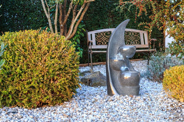 Gartenbrunnen Springbrunnen Brunnen FoLeaf 93cm 10772