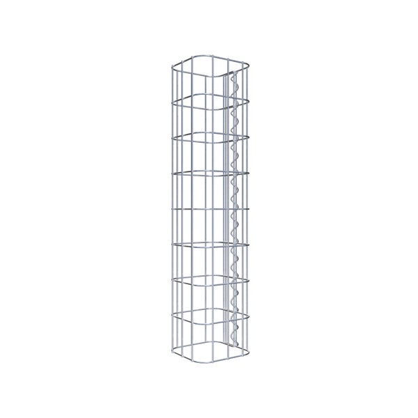 Gabionensäule 17 x 17 cm, MW 5 x 10 cm eckig - Höhe: 0,80 m