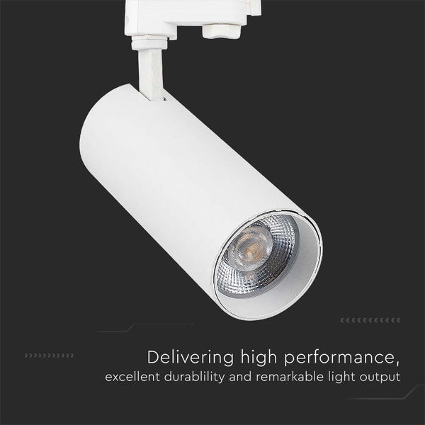 V-TAC VT-47050-W - LED-Schienenleuchten - COB-Schienenleuchten - IP20 - Weiß - 40 Watt - 3150 Lumen