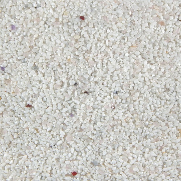 Terralith Edelsteinteppich Rosenquarz / Bianco  1 qm -außen-