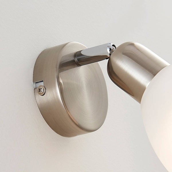 Lindby Strahler Paulina (Modern) in Alu aus Metall (1 flammig, E14) - Deckenlampe Deckenleuchte Lampe Spot Wohnzimmerleuchte