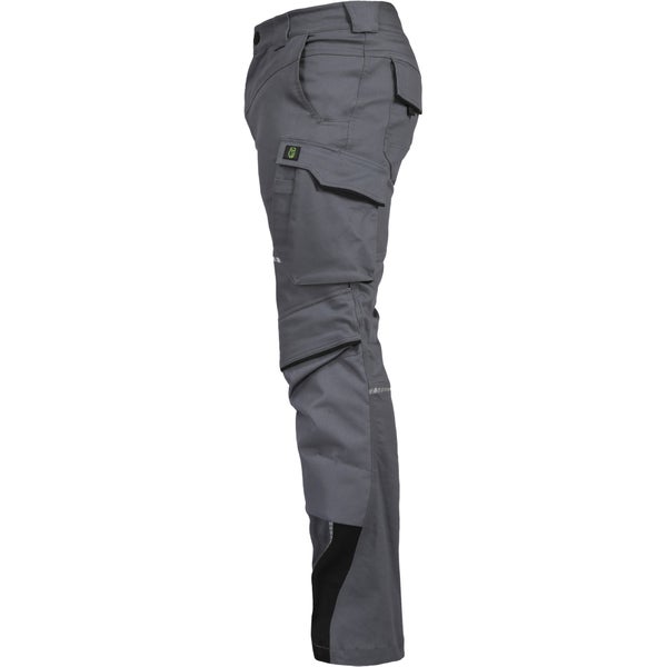 Leibwächter Arbeitshose Bundhose lang, grau/schwarz Gr. 54 Herren